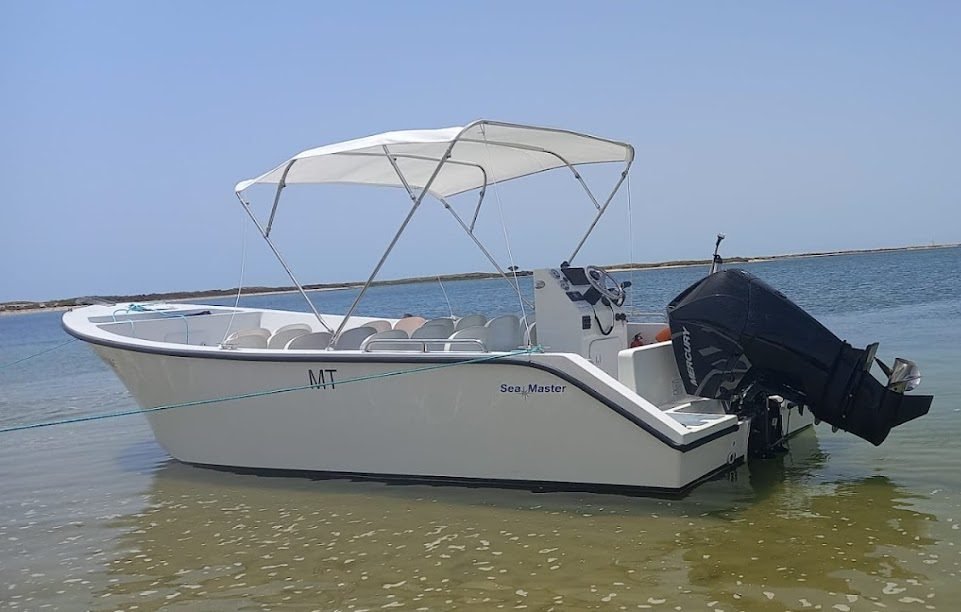 Barco privado na Ria Formosa até 11 pessoas